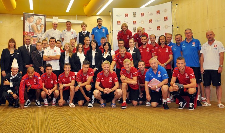 FOTBALOVÁ REPREZENTACE SBÍRALA SÍLU V ÚSTECKÉM CLARIONU